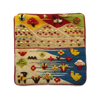 کوسن گلیم گبه طرح زندگی عشایر