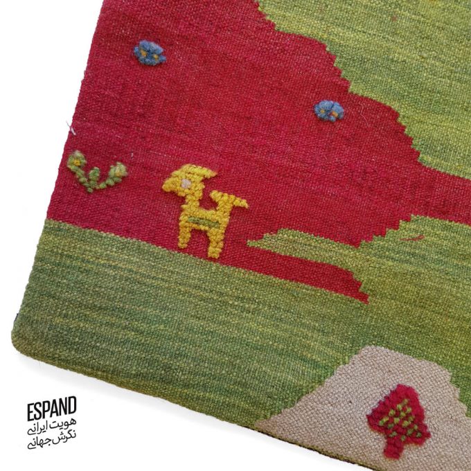 کوسن گلیم گبه طرح زندگی عشایر