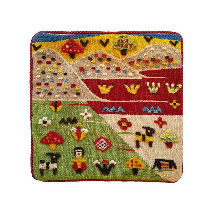 کوسن گلیم گبه طرح زندگی عشایر