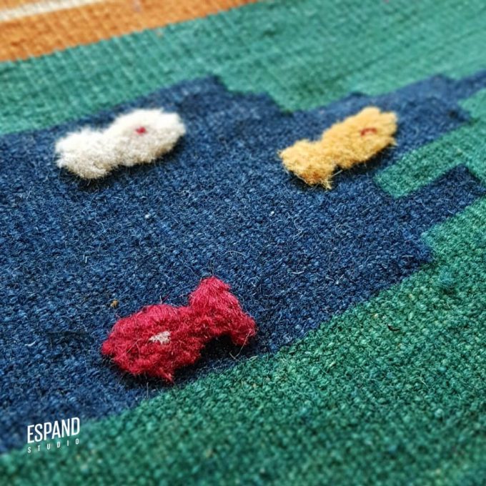 خرید کوسن فرش گلیم دستباف از حجره آنلاین اسپند در شیراز